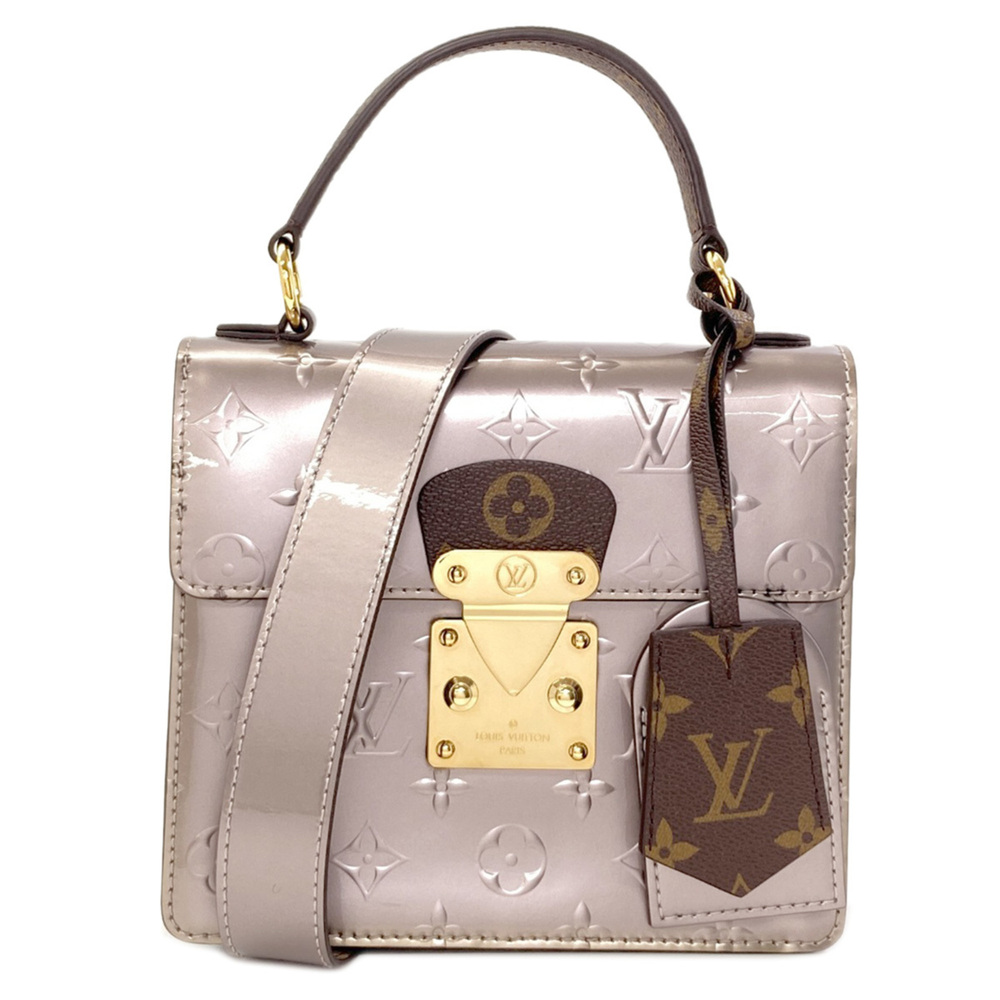 Louis Vuitton M90502 Spring Street PM Handbag Vernis/Monogram Canvas Women's ...